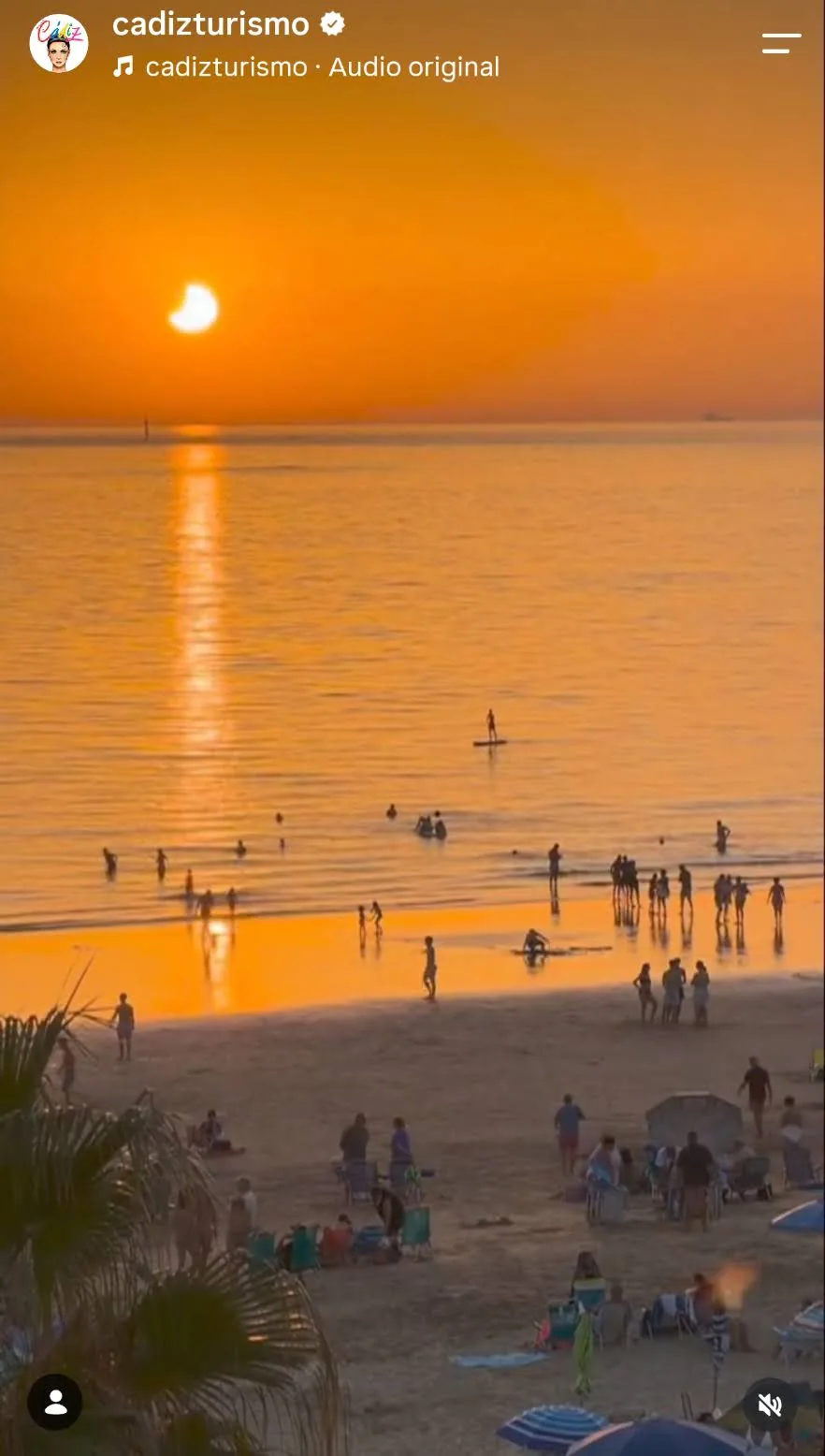 Atardecer en Cádiz