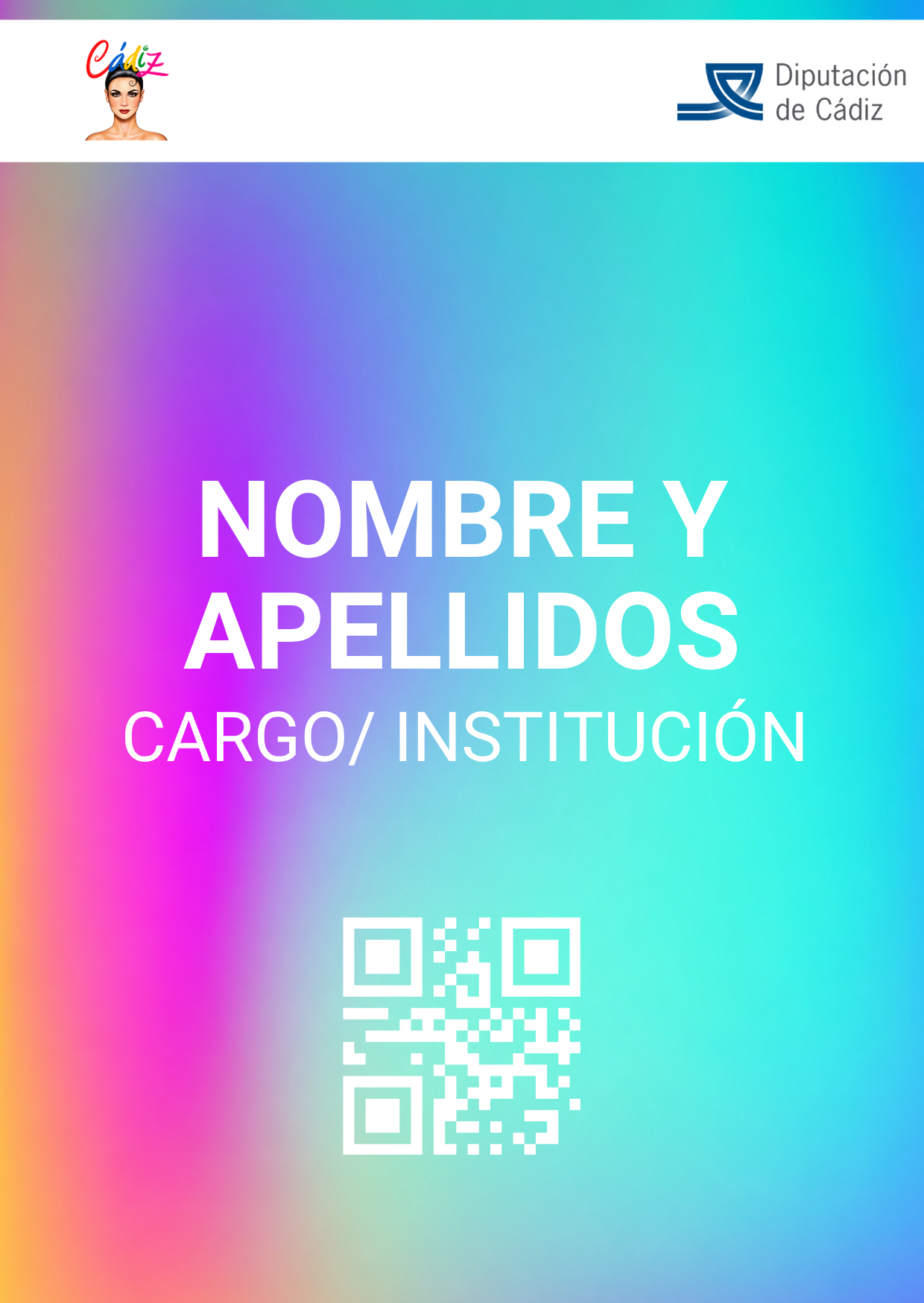 Modelo de acreditación del Día Mundial del Turismo Cádiz 2026